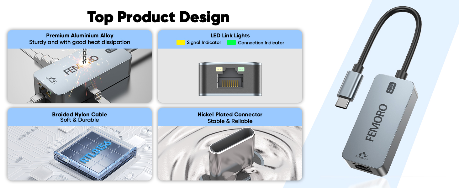 USB C to Ethernet Adapter