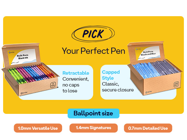 Ballpoint bulk pens