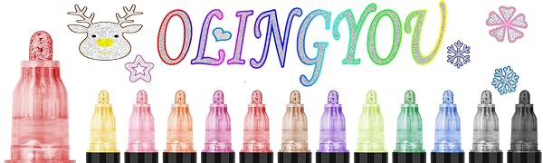 Double Line Outline Pens