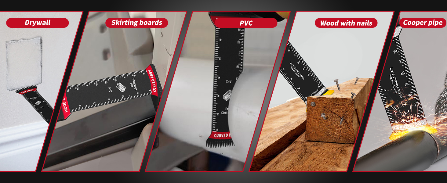 multi tool blades kits wood and metal