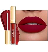 Depuplum Dark Red Lipstick Matte for Women Superstay Long Lasting Lipstick Smudgeproof Dark Liqui...