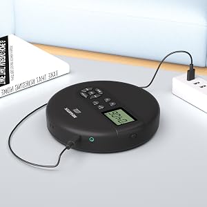 MEGATEK CP27BR Portable CD Player with Rechargeable Battery