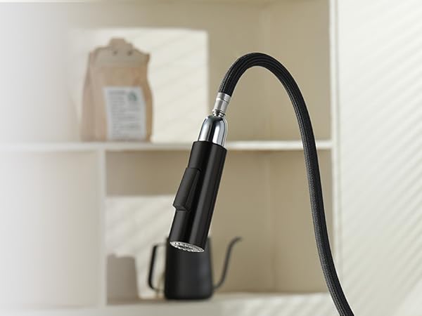 havin 360 rotation pull down sink faucet