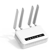 GL-X2000(Spitz Plus) Cellular Gateway 4G LTE Router for Home, RV, Road trips, Offices, CAT 12, Wi...