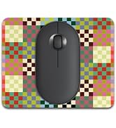 Dapesuom Small Mouse Pad, 5 x 6 Inch Thick Rubber Premium-Textured Non-Slip Portable & Washable M...