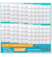 Birllaid Double Sided Tape, Removable, Strong Mounting Adhesive Dots for Picture Poster Decoratio...