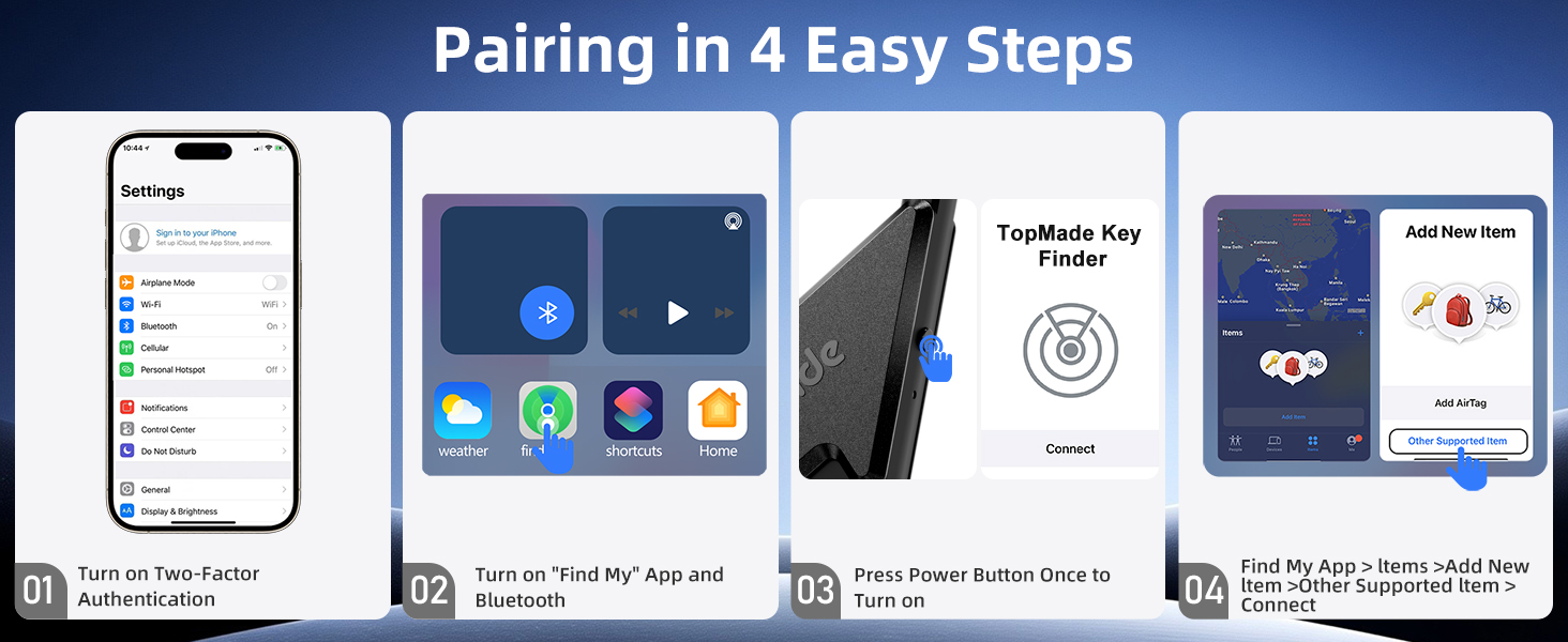Pairing in 4 easy steps