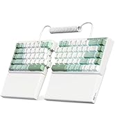 RK ROYAL KLUDGE RKS70 Ergonomic Split Mechanical Keyboard, Wireless Bluetooth/2.4G/Wired Keyboard...