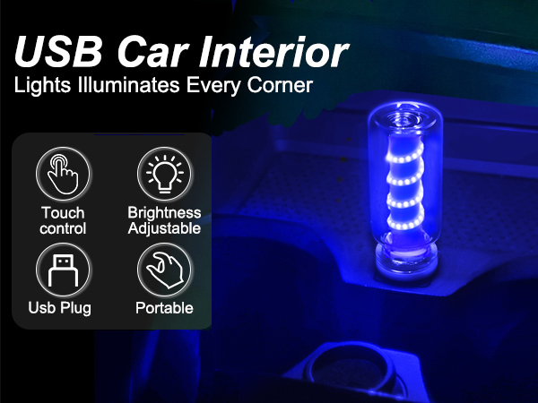 usb car atmostpher lamp