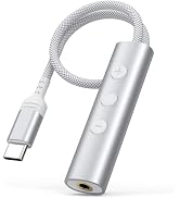 COOYA USB C to 3.5mm Headphone Adapter, for iPhone 17 16 15 Pro Max | USB Type C Dongle Audio Cor...