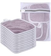 SINLAND Microfiber Makeup Remover Cloth Soft Washable Facial Cleansing Cloths for All Skin Types ...