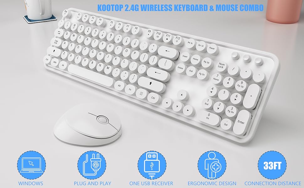 white keyboard