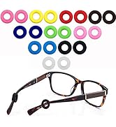 MOLDERP Glasses Ear Grip, Silicone Ear Hook & Ear Grippers, Anti-Slip Eyeglasses Temple Sleeve Re...