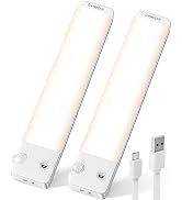 Lyridz 2024 New 30 LED Under Cabinet Lights Wireless with Motion Sensor, 0-90° Sensor Angle Adjus...
