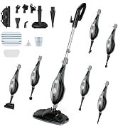 OLIXIS 10-in-1 Steam Mop, 1550W Detachable Handheld Steam Cleaner for Floor Cleaning, 16FT Cord, ...