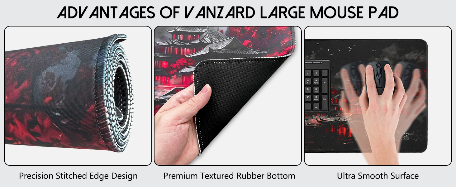 advantages of large mouse pad