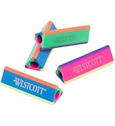 Westcott Triangular Pencil Grip Eraser, 4 Pack