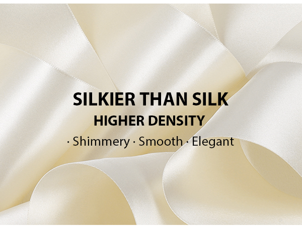satin ribbon for gift wrapping Satin Ribbon for Wedding Decor Bouquets ivory satin ribbon