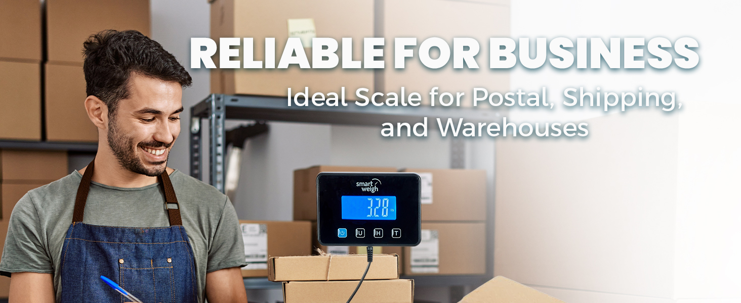 Reliable for business, ideal scale for postal, shipping, and warehouse