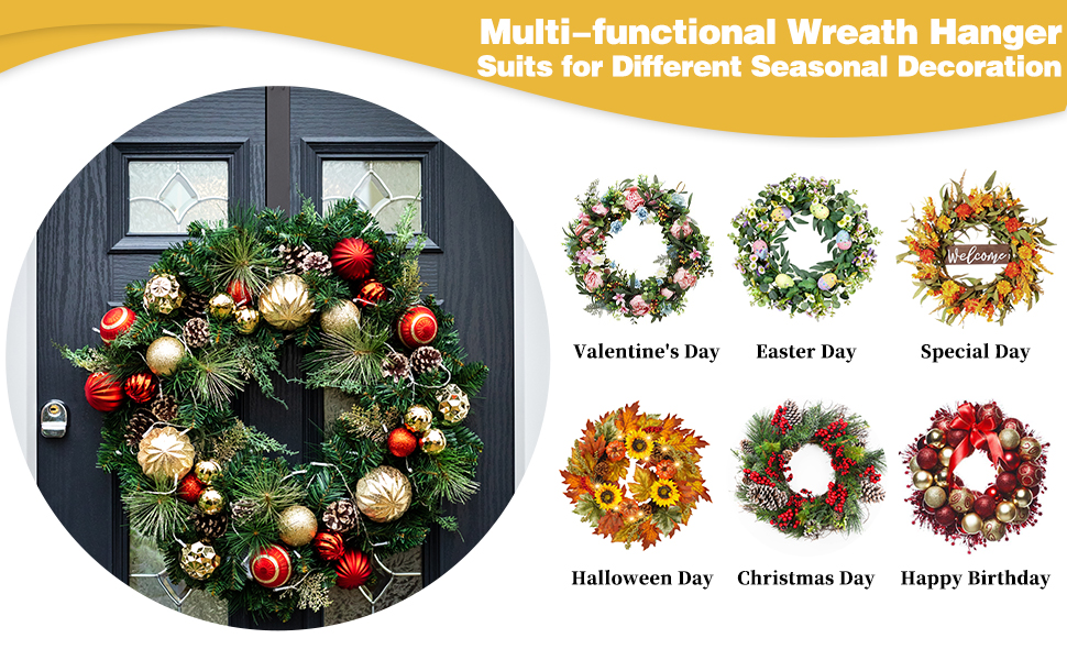 door wreath hanger