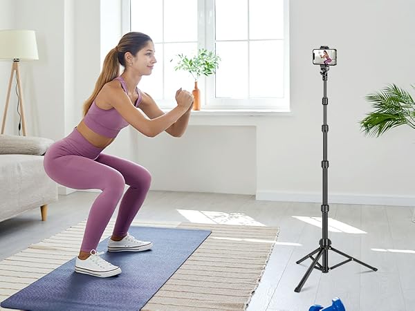 selfie stick tripod with remote
