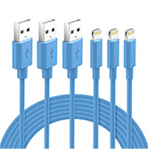 6ft lightning cable blue