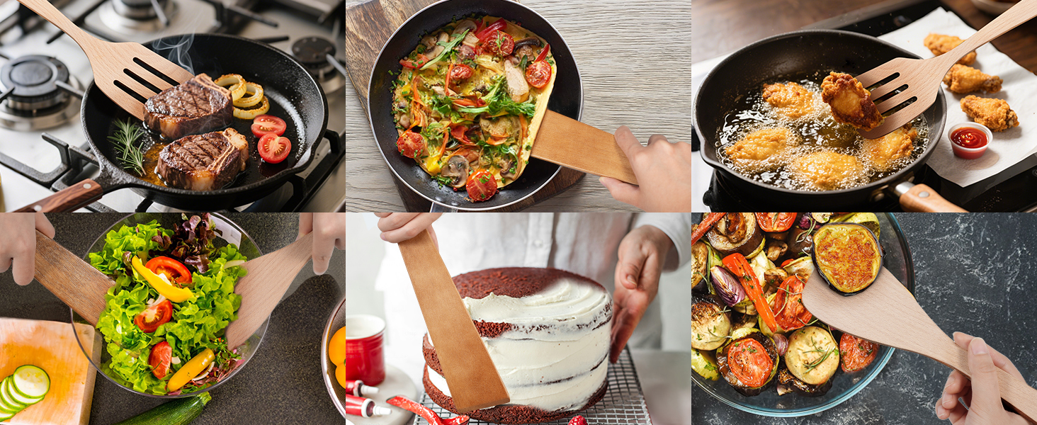 Wooden Spatulas for Cooking
