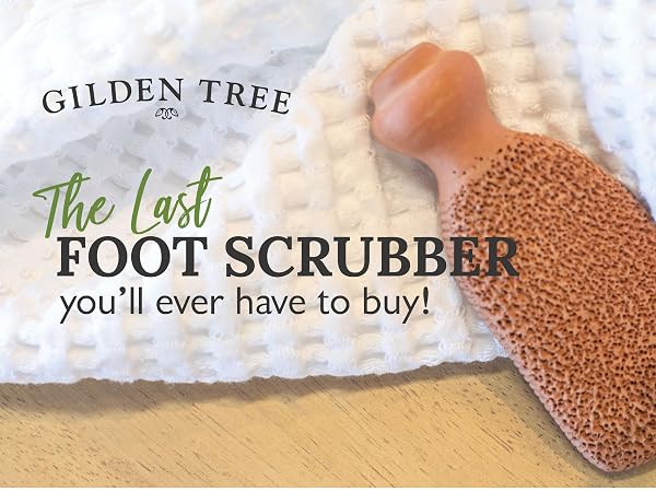 Gilden Tree's terra-cotta pumice stone is the last foot scrubber you'll ever have to buy
