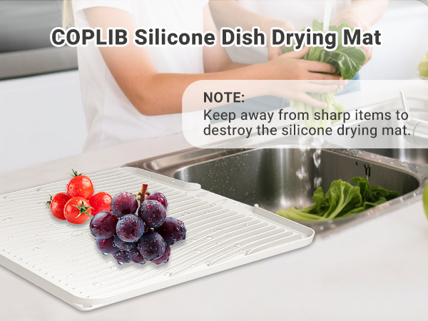 stone drying mat for kitchen counter