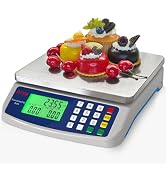 Large Digital Kitchen Scale 40kg/88lb Stainless Steel Price Computing Scale Counting Scale Deli S...