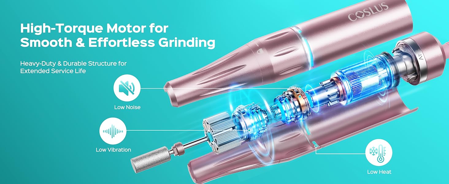 High-Torque Motor Delivers Up to 3X Faster, Smoother Grinding