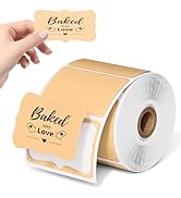 Phomemo Brown Thermal Labels for Shipping Label Printer for Small Business Supplies - 3" x 2" / 5...