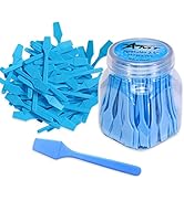 AMT 110 PCS Cosmetic Spatula, 2.5" Make Up Disposable Plastic Spatula, Facial Cream Mask Scoop, S...