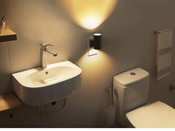 bright night light for bathroom