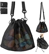 Outdoor Rock Collecting Bag,Foldable Shelling Bag with Shoulder Strap for 3 Ways to Carry, Waterp...