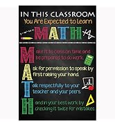 Math Posters - Funny Gifts Teacher Supplies Math Posters For Middle School, High School - Mistake...
