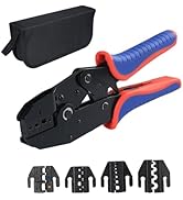NIOSAVM Wire Crimping Tool set 4 pcs, ratchet crimping tool for heat shrink connections, Wire Ter...