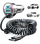 LISEN 90W USB C Car Charger for iPhone 17/16/15 Series | Car Charger USB C Fast Charge Adapter,Su...
