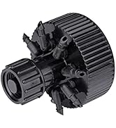 Raindrip 13800UB Hydro-Port 8 Port Watering Manifold,Black