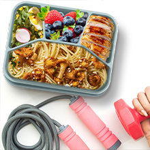 lunch containers for adults, compartment lunch containers, silicone lunch box dividers