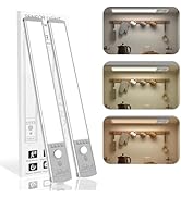 Under Cabinet Lights,52 LED Operated Motion Sensor Light Indoor,1500mAh USB Rechargeable Closet L...