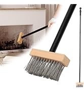 59" Fireplace Brush, Adjustable Metal Handle with Metal bristles, Suitable for Indoor fireplaces,...