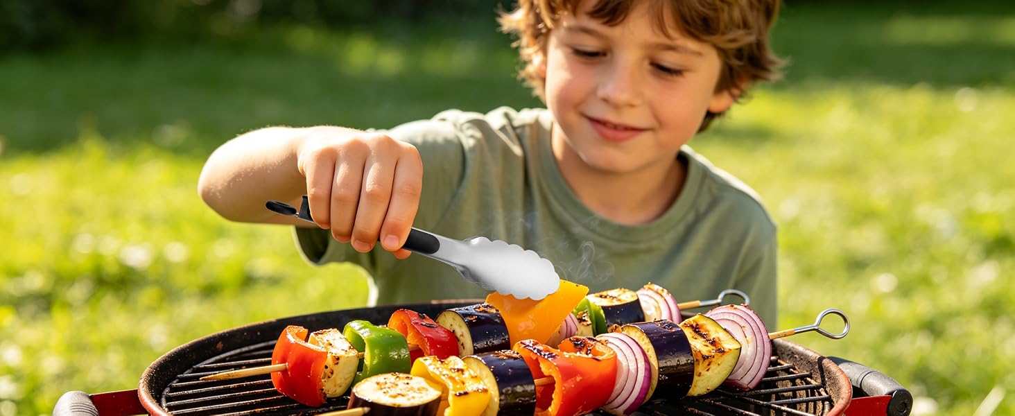 small tongs for bbq