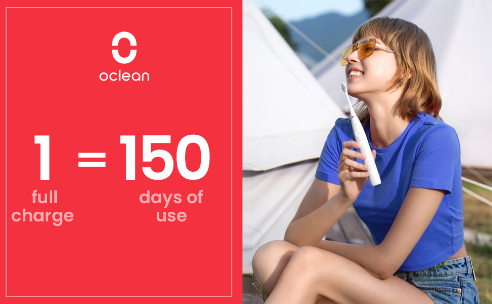 Oclean Electric Toothbrush for Adults, Rechargeable Sonic Travel Toothbrush