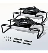 MANUMARINE Clamp On Boat Seat Swivel Mount - Fits Jon, Fishing, Bass Boats, Kayaks,Skiffs with Be...