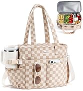 Bagstellar Corduroy Lunch Box for Women Insulated Lunch Bag Cooler Tote Bag | Wide Opening Adult ...