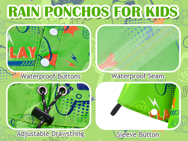 ponchos for kids