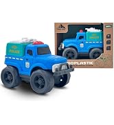 Aigitoy Toddler Car Toys for Boy Girl 1-3 Year Old, Blue Police Truck, BPA Free, Phthalates Free,...