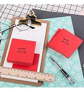 Eagle Sticky Notes, Red Colour 3x3 in, Self-Stick Notes for Office, School, Home, DIY Projects,10...
