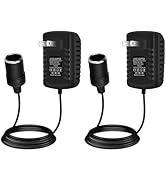 inShareplus 12V 2.5A 30W AC to DC Converter, 12 Volt Car Cigarette Lighter Adapter to Wall Outlet...